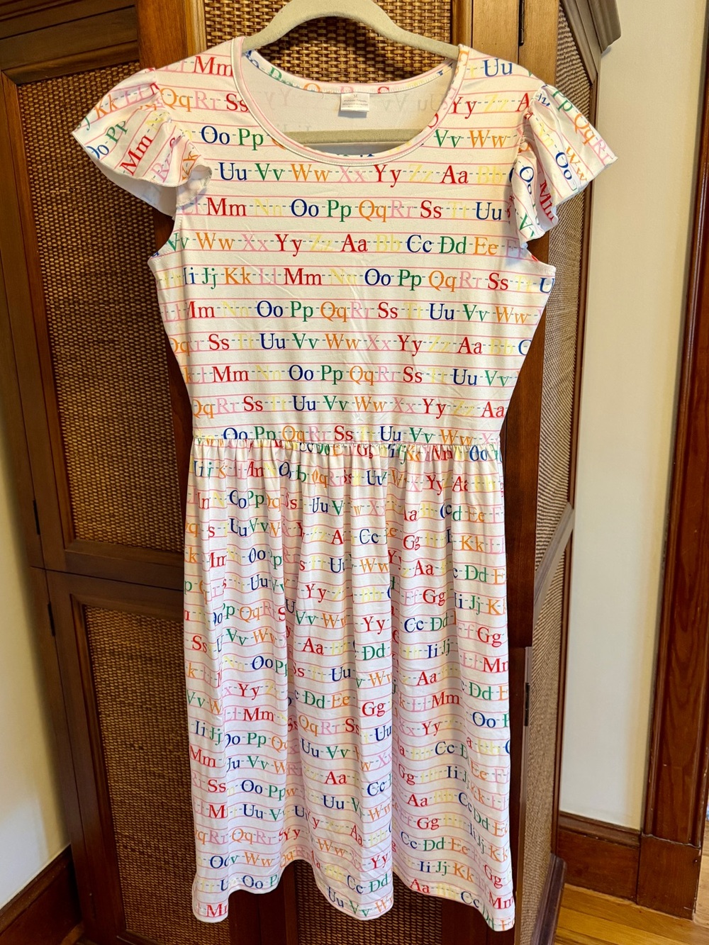 Flutter Sleeve Teacher Dress